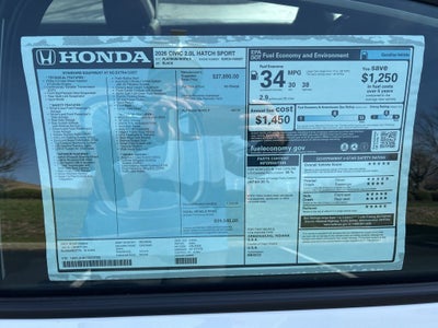2026 Honda Civic Sport