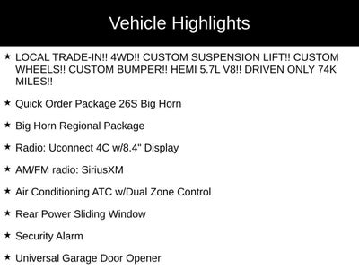 2019 RAM 1500 Classic Big Horn