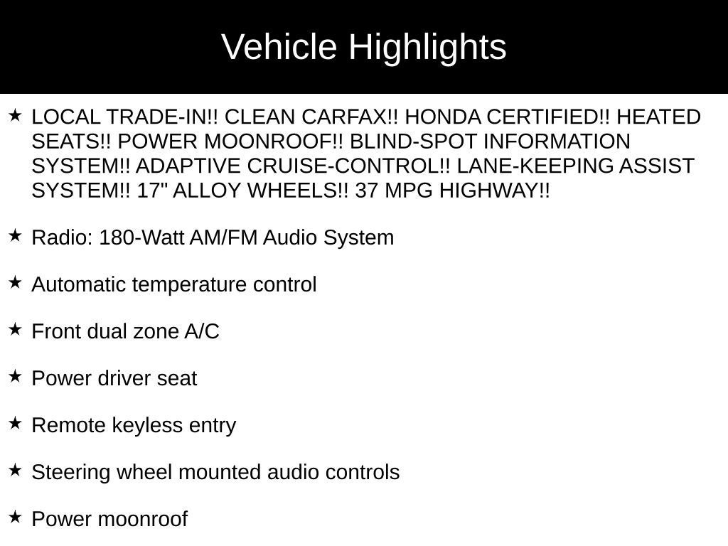 2024 Honda Accord EX