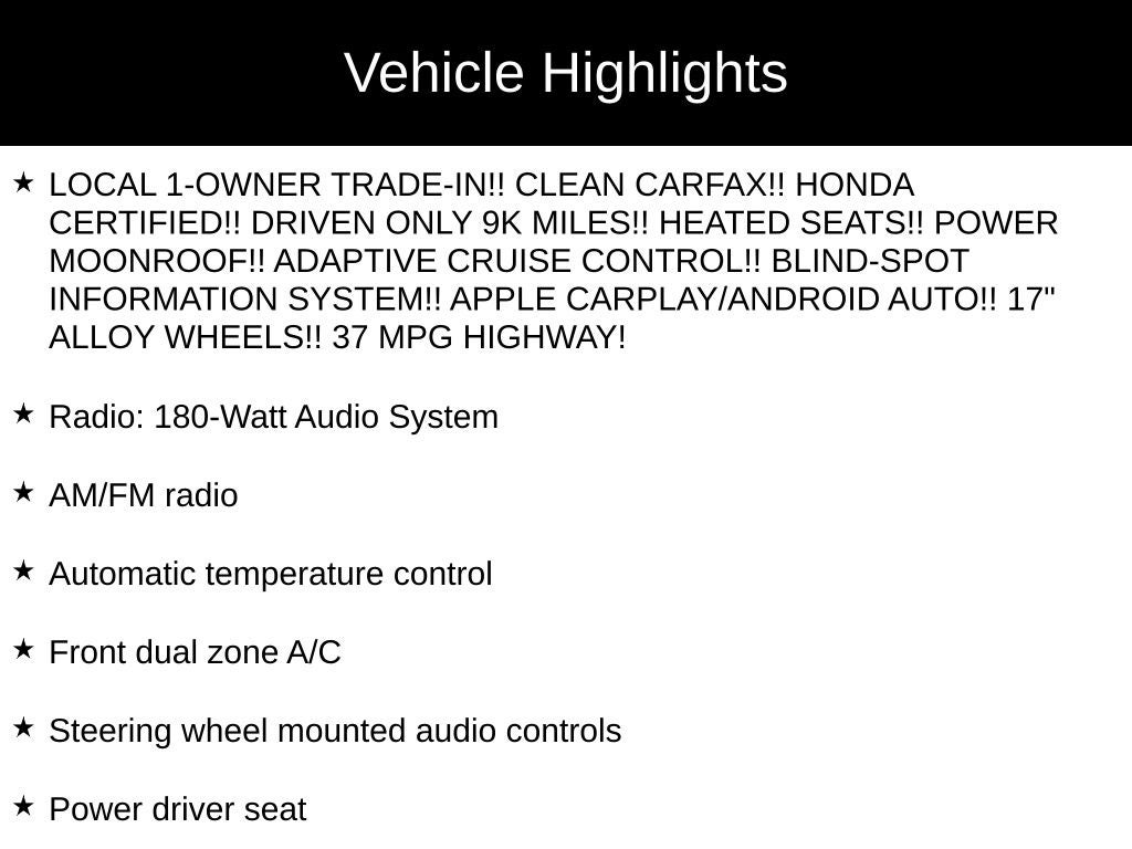 2025 Honda Accord SE