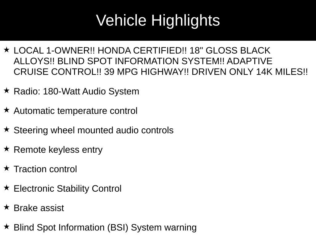 2025 Honda Civic Sport
