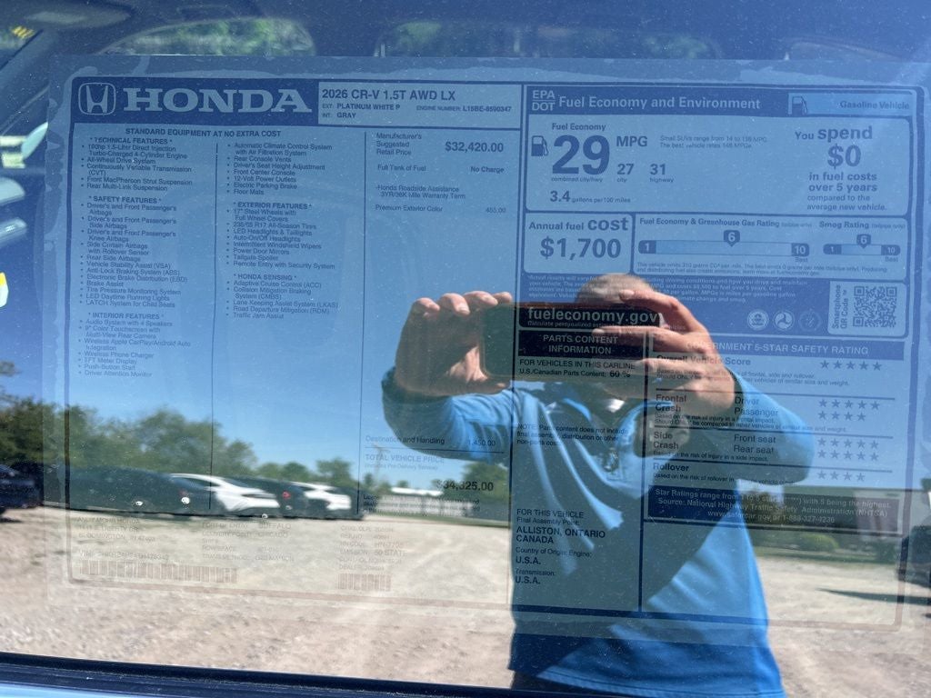 2026 Honda CR-V LX