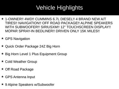 2025 RAM 2500 Big Horn