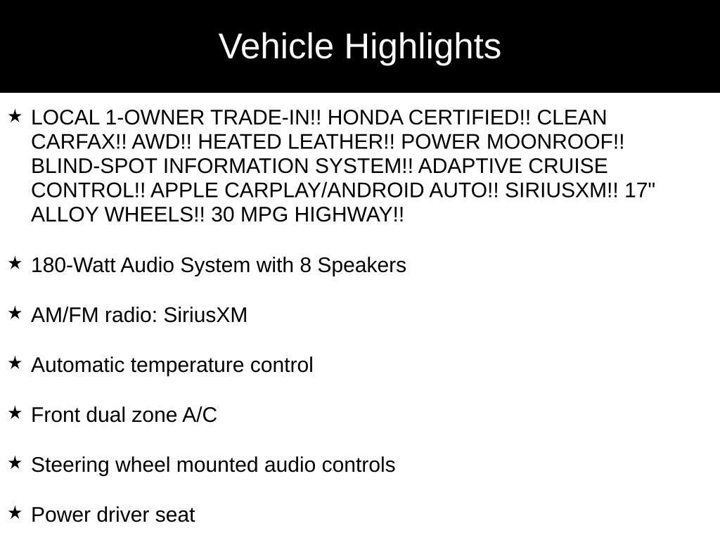 2025 Honda HR-V EX-L