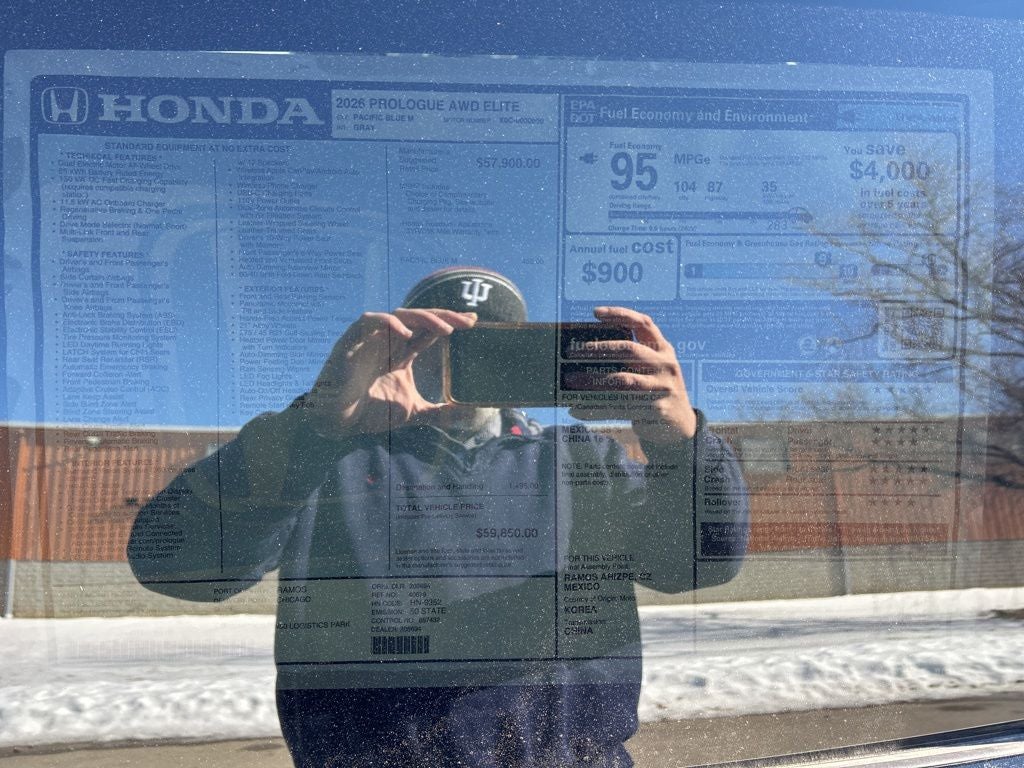 2026 Honda Prologue Elite