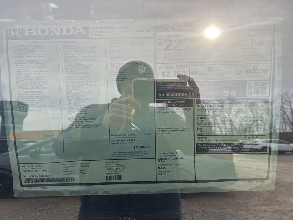 2026 Honda Odyssey EX-L