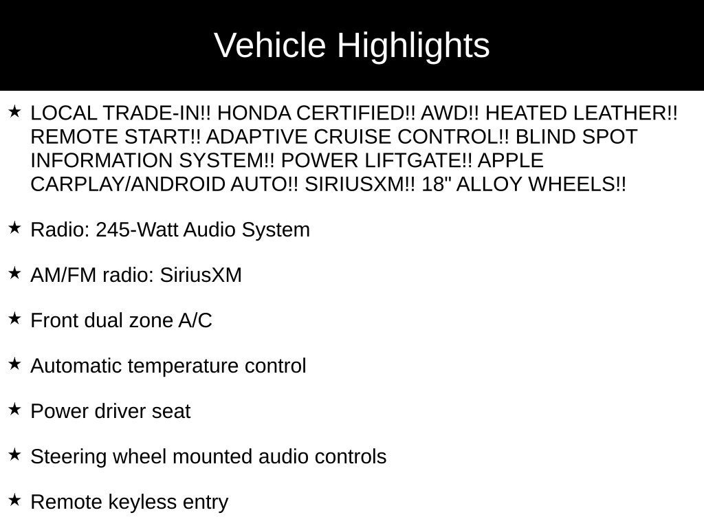2025 Honda Pilot EX-L