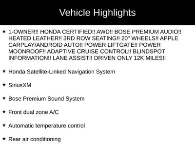 2025 Honda Pilot Touring