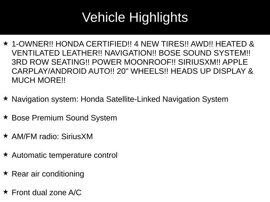 2023 Honda Pilot Elite