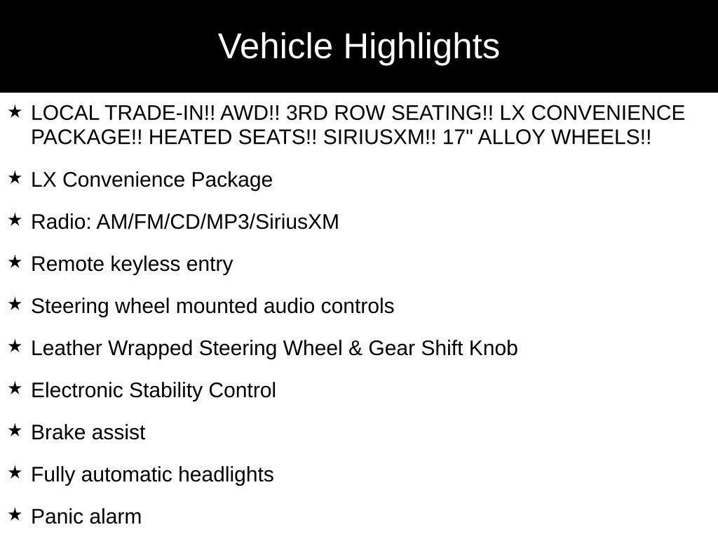 2016 Kia Sorento LX