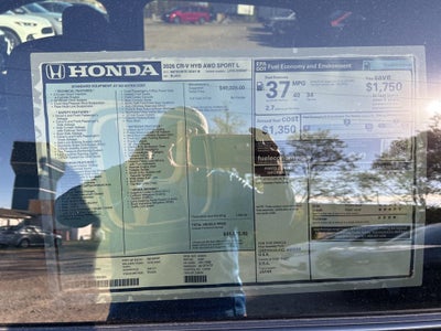 2026 Honda CR-V Hybrid Sport-L