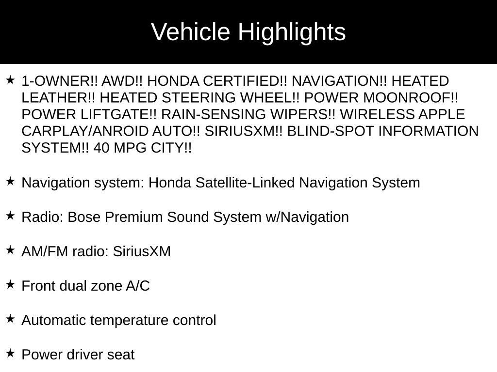 2024 Honda CR-V Hybrid Sport Touring