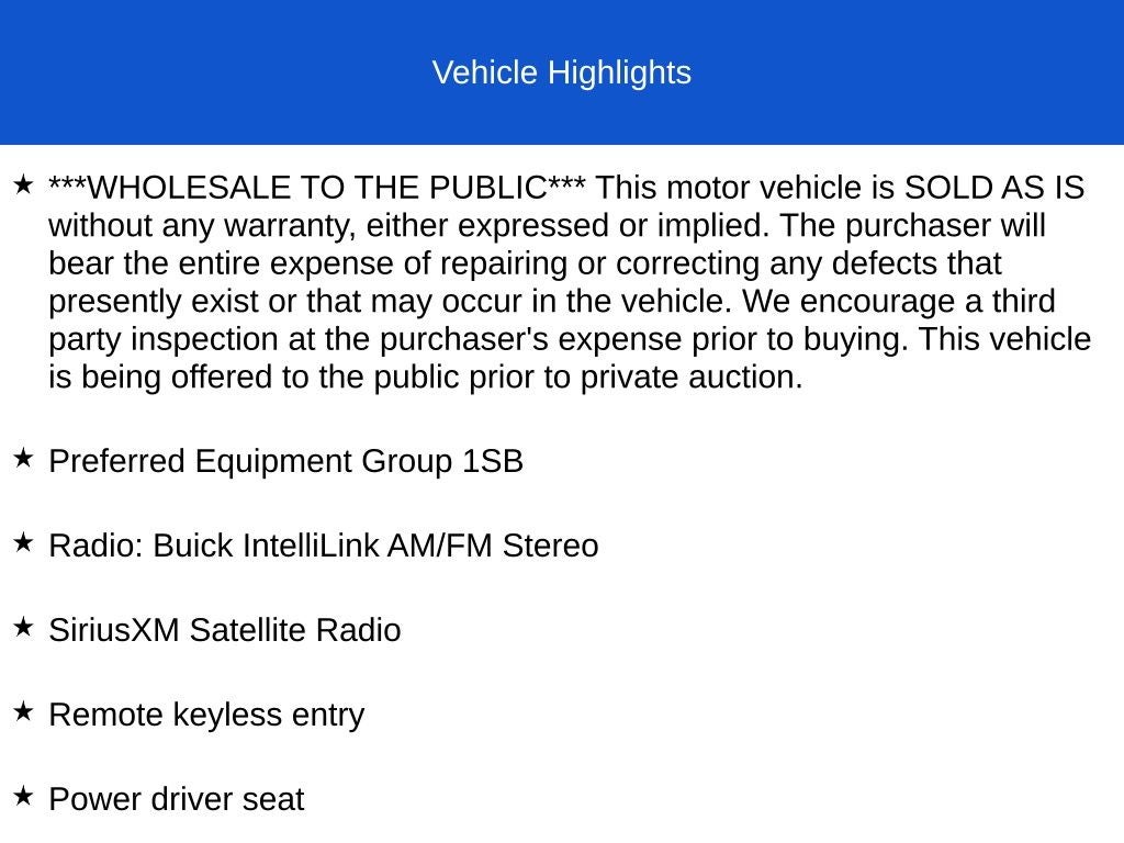 2017 Buick Encore Preferred