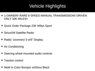 2021 Jeep Wrangler Willys Sport