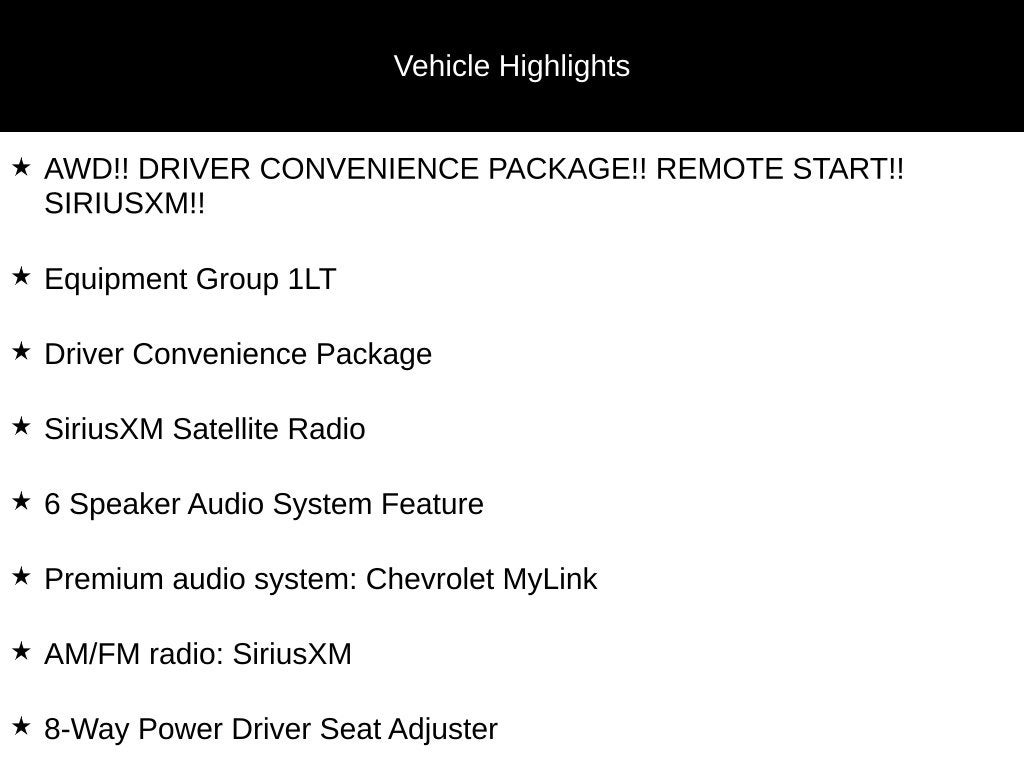 2015 Chevrolet Equinox LT 1LT