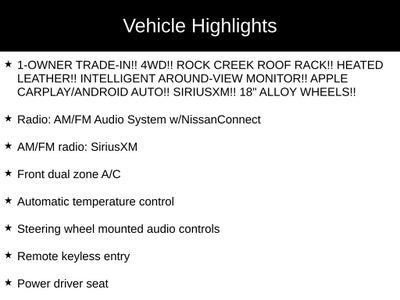 2024 Nissan Pathfinder Rock Creek