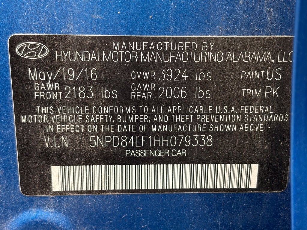 2017 Hyundai Elantra SE