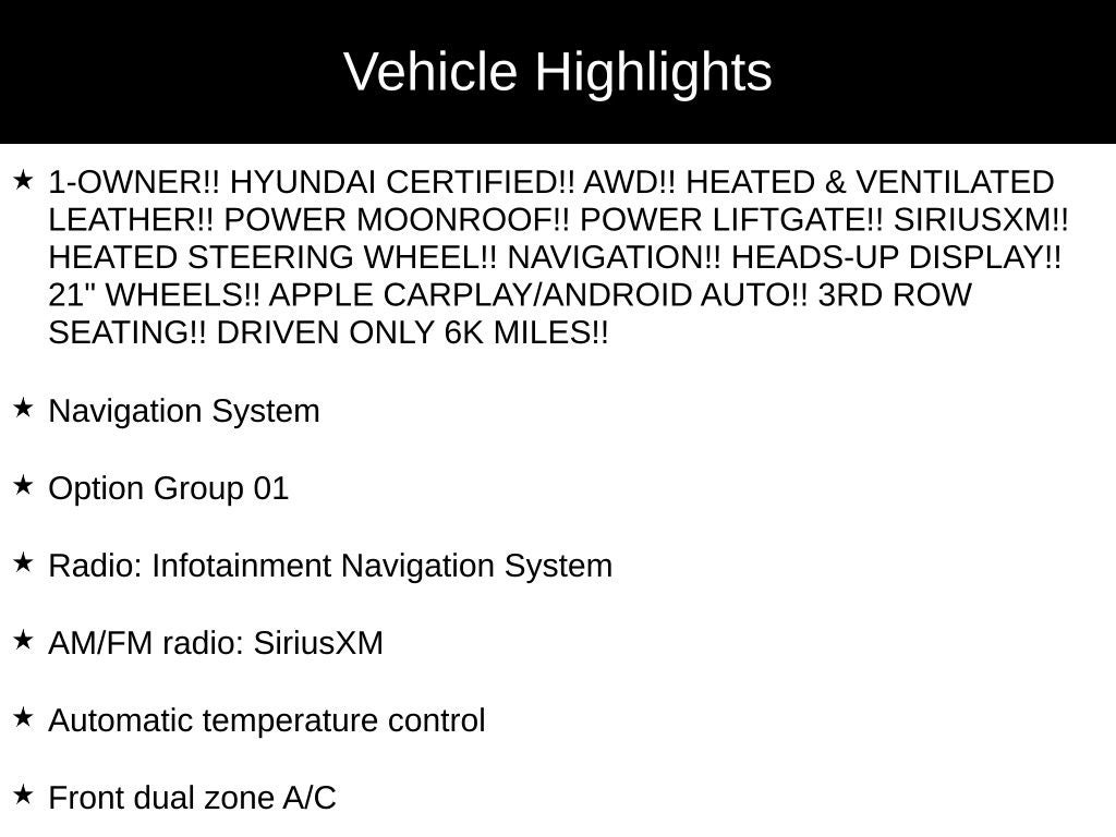 2026 Hyundai Palisade Calligraphy